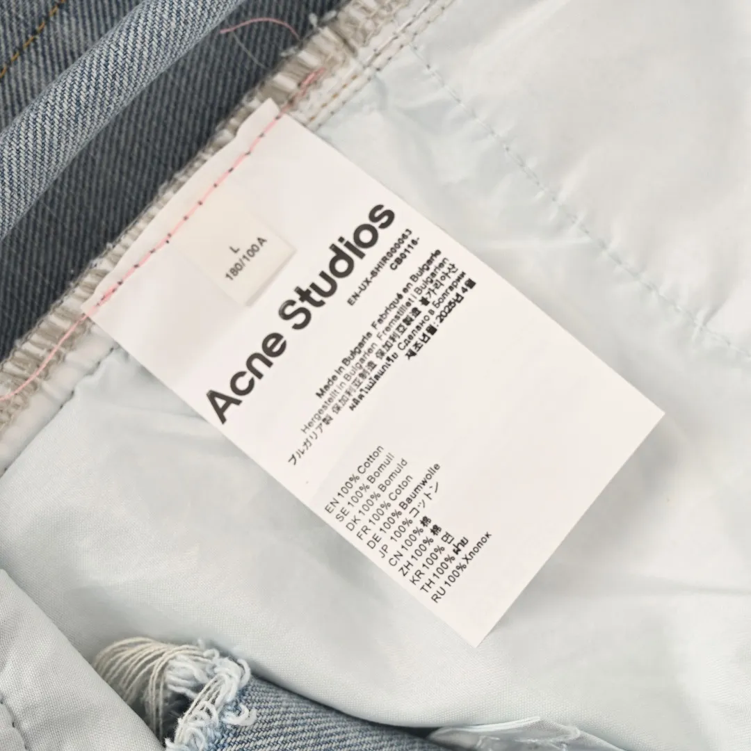 ACNE STUDIOS ， ， ， ， ， ！！ ean fit ， ，vintage ！ Same Style Size：S-XL